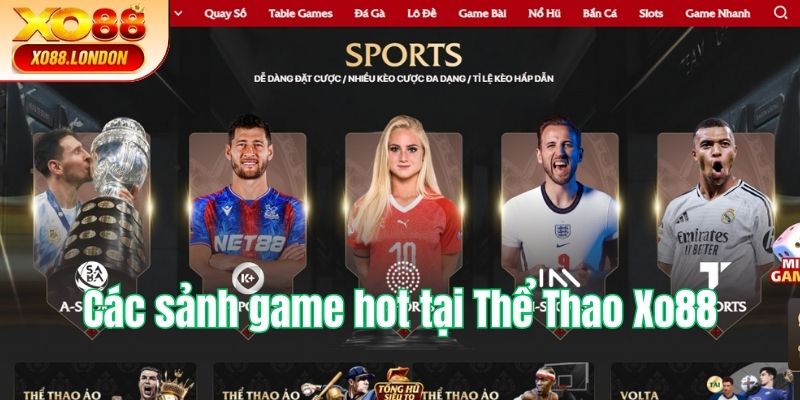 Các trò chơi giải trí cá cược thể thao hot nhất