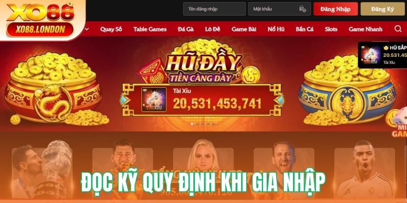 Đọc kỹ chính sách của nhà cái để tuân thủ