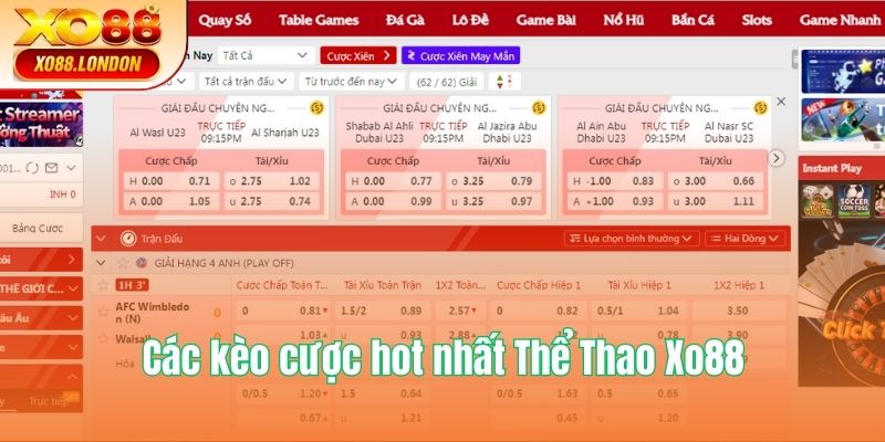 3 kèo cược thú vị đang làm mưa làm gió